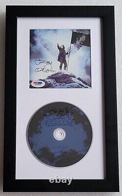 Ozzy Osbourne CD Display Psa Certified Coa Signed Music Band Autographed Psa/dna