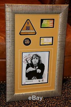 Ozzy Osbourne autographed framed backstage pass ticket stub PSA DNA COA patch