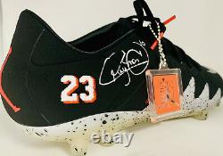 PSG Brazil Barca Neymar Signed Nike Jordan Soccer Cleat Auto PSA DNA ITP COA