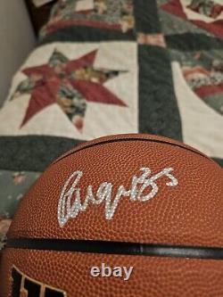 Paige Bueckers Uconn Signed Wilson Ncaa Basketball Autographed Psa Dna Coa Silve