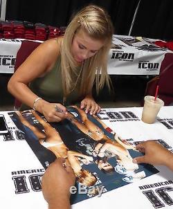 Paige VanZant & Kailin Curran Signed UFC 16x20 Photo PSA/DNA COA Auto'd Picture