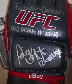 Paige VanZant & Kailin Curran Signed UFC Glove PSA/DNA COA Debut Fight Autograph