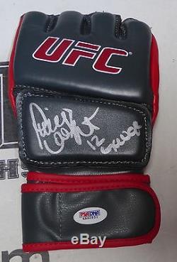 Paige VanZant Signed UFC Glove PSA/DNA COA 12 Gauge MMA Autograph on Fox 15 191