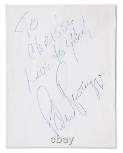 Patrick Swayze Autograph - With PSA/DNA COA