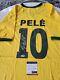 Pelé Autographed/signed Shirt Jersey Psa/dna Coa Pele Brazil Brasil