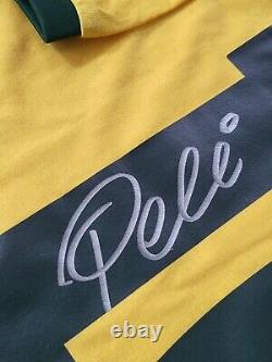 Pelé Autographed/Signed Shirt Jersey PSA/DNA COA Pele Brazil Brasil