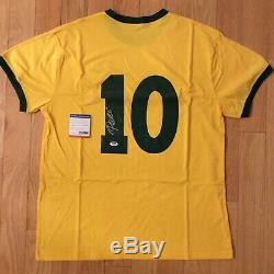 Pele Brazil Soccer Jersey Authentic Signed Auto Psa Dna Coa