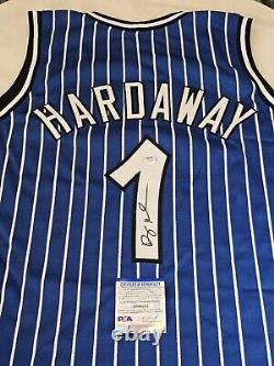 Penny Hardaway Autographed/Signed Jersey PSA/DNA COA Blue Custom Jersey Anfernee