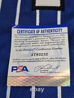 Penny Hardaway Autographed/Signed Jersey PSA/DNA COA Blue Custom Jersey Anfernee