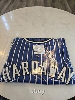 Penny Hardaway Autographed/Signed Jersey PSA/DNA COA Blue Custom Jersey Anfernee