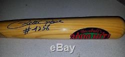 Pete Rose Reds 4256 Hits Signed Cooperstown Baseball Bat Psa Dna Coa Autographed