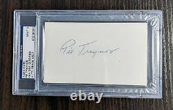 Pie Traynor PSA DNA Coa Auto Mint 9 Signed Index Card Pittsburgh Pirates HOF