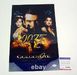 Pierce Brosnan James Bond Signed Autograph Goldeneye Movie Poster PSA/DNA COA