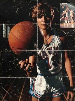 Pistol Pete Maravich Vintage Signed 8 x 10 Magazine Photo PSA DNA COA