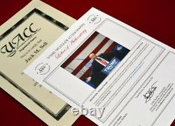 President DONALD TRUMP Signed Autograph, COA UACC PSA/DNA Guaranteed, FRAME, HAT