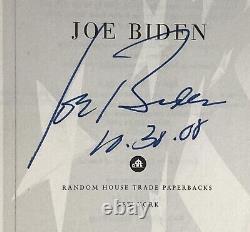 President Joe Biden signed Book promises to keep dated Rare Psa Dna coa
