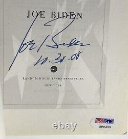 President Joe Biden signed Book promises to keep dated Rare Psa Dna coa