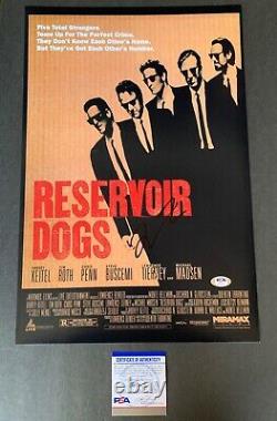 Quentin Tarantino Signed 12x18 Reservoir Dogs Photo Poster with PSA/DNA COA