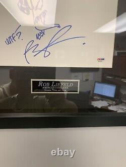 ROB LIEFELD signed authentic sketch, Prof. Box Framed & Matted PSA/DNA COA