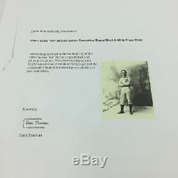 Rare 1899 Charles Kid Nichols Boston Beaneaters Signed Press Photo PSA DNA COA
