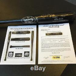 Rare 1987 Kirby Puckett Signed Game Used Baseball Bat PSA DNA COA GU 8.5