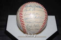 Rare Billy Southworth Signed Baseball 1950 Onlb Boston Braves + 24 Psa/dna Coa