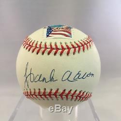 Rare Hank Aaron 715 Home Run 25th Anniversary Baseball Psa Dna Coa #z17730