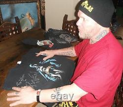 Raven Signed Ring Worn Used Batman Shirt PSA/DNA COA Autograph WWE WCW ECW TNA