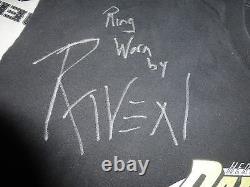 Raven Signed Ring Worn Used Daredevil Shirt PSA/DNA COA Autograph WWE WCW ECW