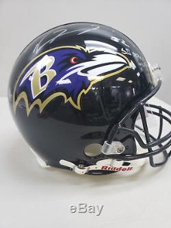 Ray Lewis Signed Baltimore Ravens Full Size Authentic Proline Helmet PSA/DNA COA