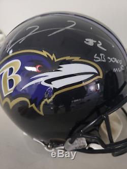 Ray Lewis Signed Baltimore Ravens Full Size Authentic Proline Helmet PSA/DNA COA