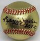 Reggie Jackson Signed Autograph 24kt Gold Official Mlb Baseball Psa/dna Coa