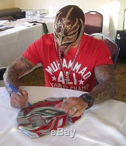 Rey Mysterio Signed Mask PSA/DNA COA WWE Wrestling Lucha Libre Underground AAA 1