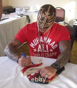 Rey Mysterio Signed Official WWE Mask PSA/DNA COA WCW Lucha Libre AAA Autograph