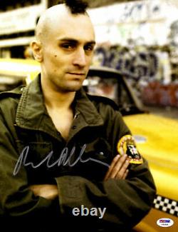 Robert De Niro Autographed 11 x 14 Taxi Driver Photograph PSA DNA COA