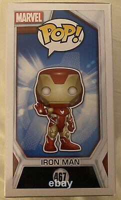 Robert Downey Jr. Ironman Autographed Funko Pop Marvel Iron Man PSA/DNA COA