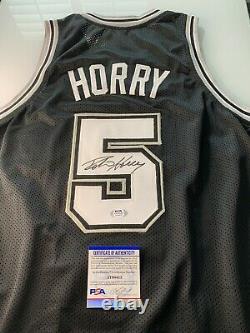 Robert Horry Autographed/Signed Jersey PSA/DNA COA San Antonio Spurs