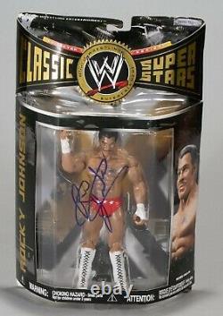 Rocky Johnson Signed WWE Classic Superstars Action Figure PSA/DNA COA Autograph
