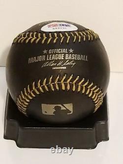 Rod Carew Signed Black Leather Rawlings MLB Baseball SS PSA/DNA COA