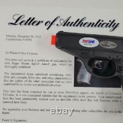 Roger Moore Signed Airsoft Gun James Bond 007 Autograph PSA/DNA COA LOA