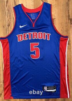 Ron Holland Signed Autographed Detroit Pistons Jersey PSA/DNA COA