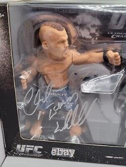 Round 5 UFC 3-Pack Signed Chuck Liddell Bruce Buffer Tito Ortiz Auto PSA DNA COA