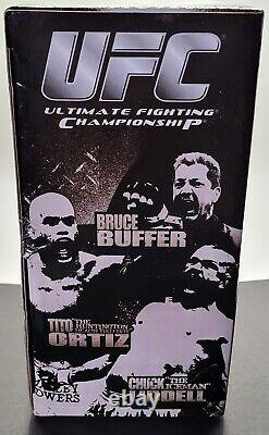 Round 5 UFC 3-Pack Signed Chuck Liddell Bruce Buffer Tito Ortiz Auto PSA DNA COA