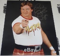 Rowdy Roddy Piper Signed WWE 16x20 Photo PSA/DNA COA Picture Autograph Wrestling