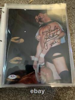 Rowdy Roddy Piper Signed WWE 8x10 Photo PSA/DNA COA Wrestlemania Hulk Hogan WCW