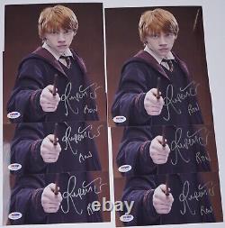 Rupert Grint Signed Harry Potter 8x10 Photo PSA/DNA COA Ron W Picture Autograph