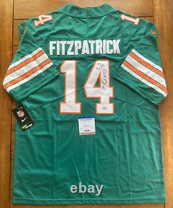 Ryan Fitzpatrick Signed Autographed Miami Dolphins Jersey PSA/DNA COA Size Large