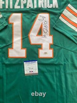 Ryan Fitzpatrick Signed Autographed Miami Dolphins Jersey PSA/DNA COA Size Large