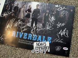 SDCC 2018 Comic-Con WB CW Riverdale Cast Signed Autograph Poster PSA DNA COA