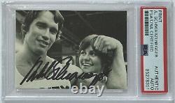 SIGNED Arnold Schwarzenegger Print Photograph PSA DNA COA AUTOGRAPH Sally Field